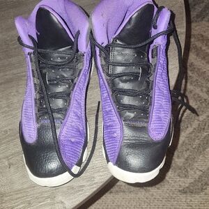 Jordan Kids Sneakers Black Purple